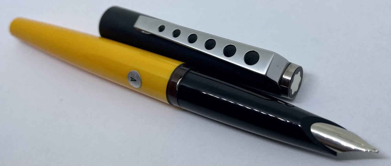 ヴィンテージ モンブラン カレラ 万年筆 新品 ペン先 A ステッカー付き