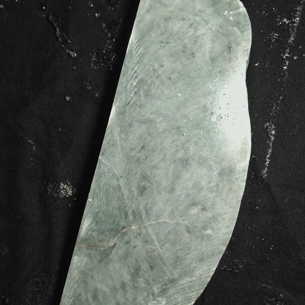 Blue/Green Jade from Darrington Washington, large thick rough slab for lapidary
