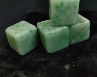 Hydrogrossular Garnet/Rodingite, Set of 4 Handmade Whiskey Cubes, Oso, WA