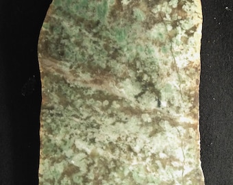HIGH GRADE Hydro-Grossular Garnet Vesuvianite from Oso WA, large slab for lapidary