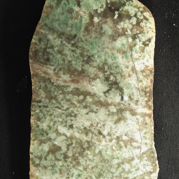 HIGH GRADE Hydro-Grossular Garnet Omphacite from Oso WA, large slab for lapidary