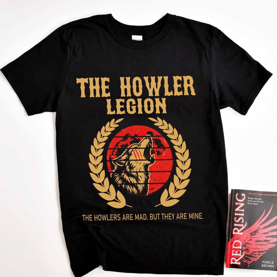 Red Rising the Howler Legion, Bookish Shirt - Etsy