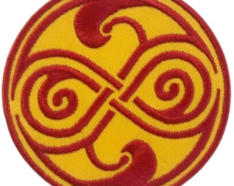 Doctor Who Seal of rassilon Iron on Sew on Embroidered Patch applique