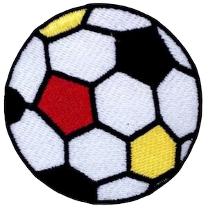Colorful Soccer Ball Soccer Iron On Sew On Handmade Embroidered Patch Applique