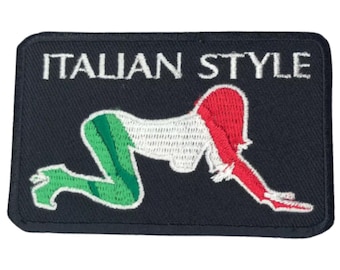 Italian Style Iron On Patch Sew On Embroidered Shirt Badge Embroidery Applique