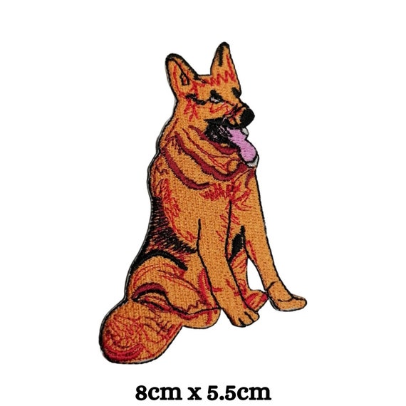 Distintivo, Toppa Ricamata, Pastore Tedesco A Pelo Lungo, Pastore Tedesco, Ricamo A Macchina, Stirabile, Cane Da Lavoro, K9, Di Team Numérik - Foto 6