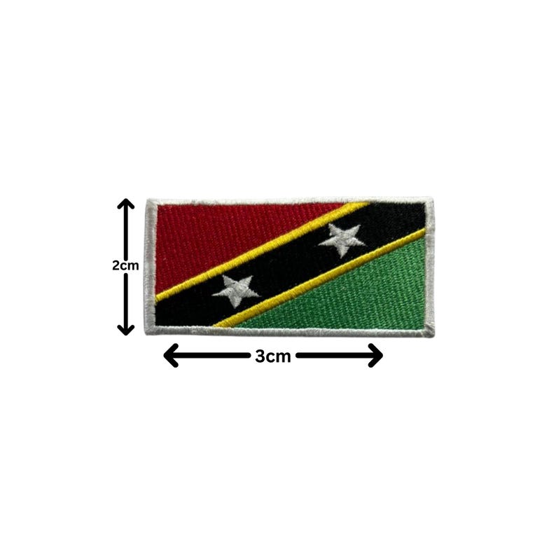 All National Country Flag Mini Iron on Patches Embroidered Sew on ...