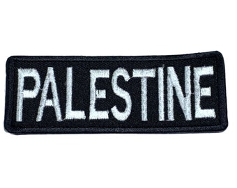 Palestine Name Iron On patch Stand With Palestine Sew On Applique free Gaza