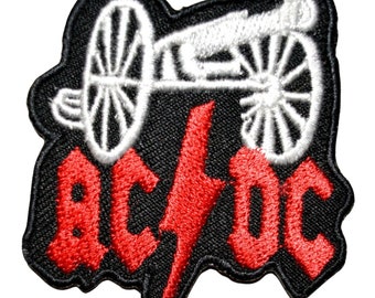ACDC Rock Band Stryk-på eller sy-på broderad lapp