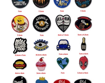 Travel Adventure fun cute patches for backpack jacket jeans funny embroidered iron on sew on Patch