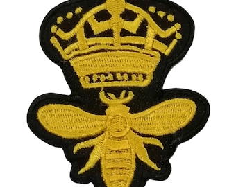 Royalty Bee Beestrong fer à coudre sur applique patch brodé