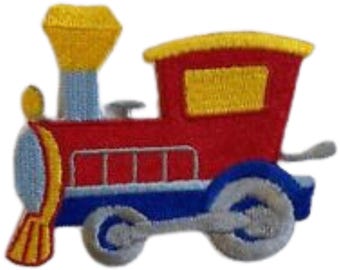 Train Iron On Patch Sew On Embroidered Badge for Shirt Jeans Jacket