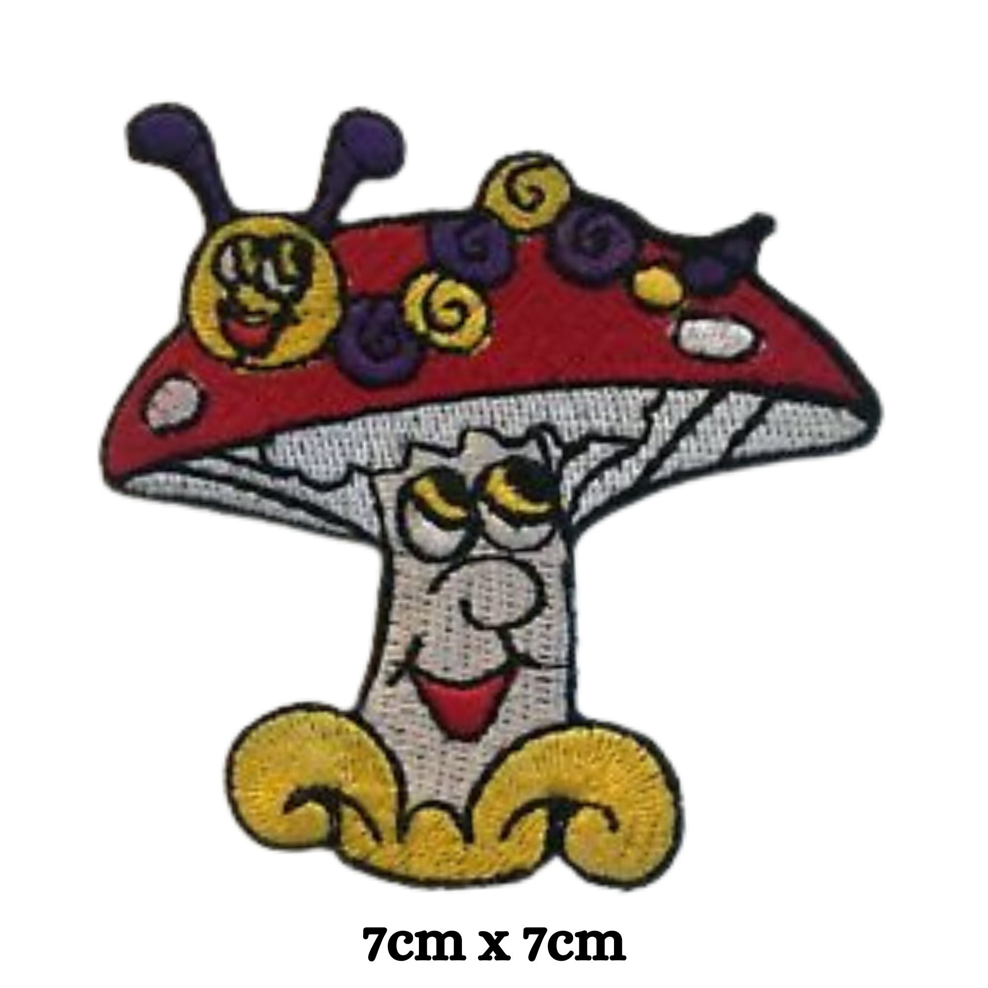 Magic Pilz-Aufnäher, Bestickt, Zum Aufbügeln Oder Aufnähen