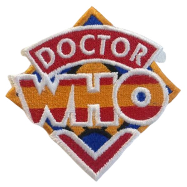 Doctor Who Series Logo Iron on Sew on Embroidered Patch Applique