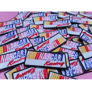 Nascar Racing Badge Amerikansk motorsport Stryk-på broderad lapp Applikation bild 2
