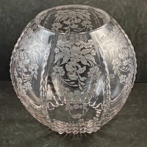 New Martinsville, Meadow Wreath aka Flower Basket, Punch Bowl or Vase