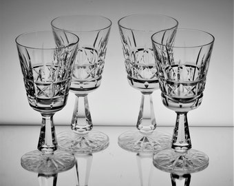 Set of 4, Waterford Kylemore, 4", Cordial Stems, made by Waterford