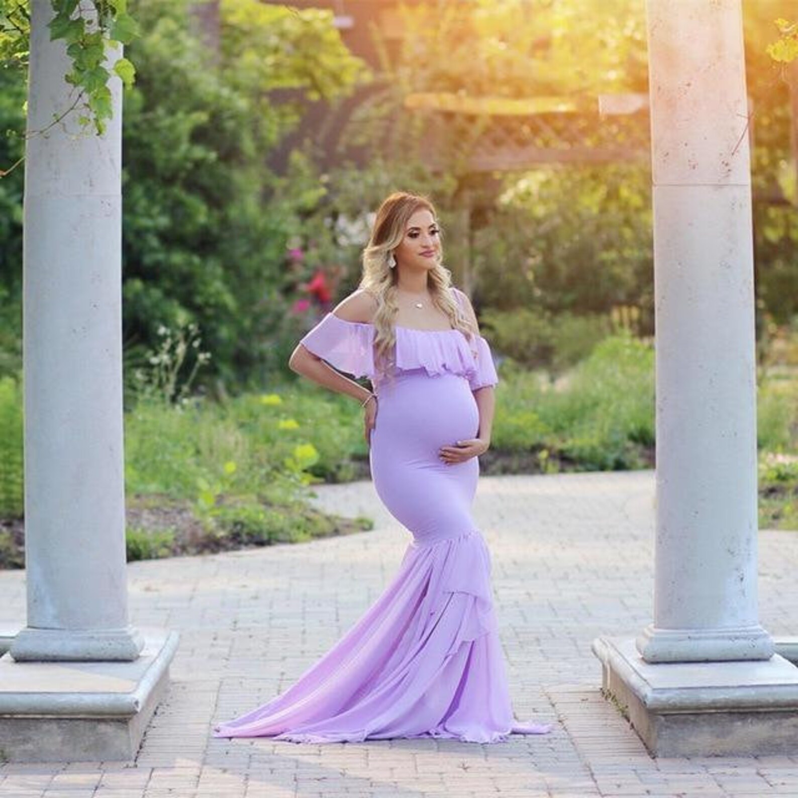 Mermaid Maternity Dresses For Photo Shoot Etsy