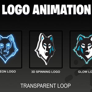 Custom Transparent Logo Animation for Twitch, Discord, Youtube Streaming OBS, Streamlabs