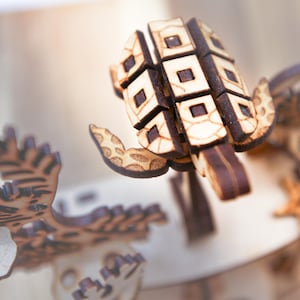 DIGITAL FILE - Balance Turtle - Laser Cut files Instructions Included