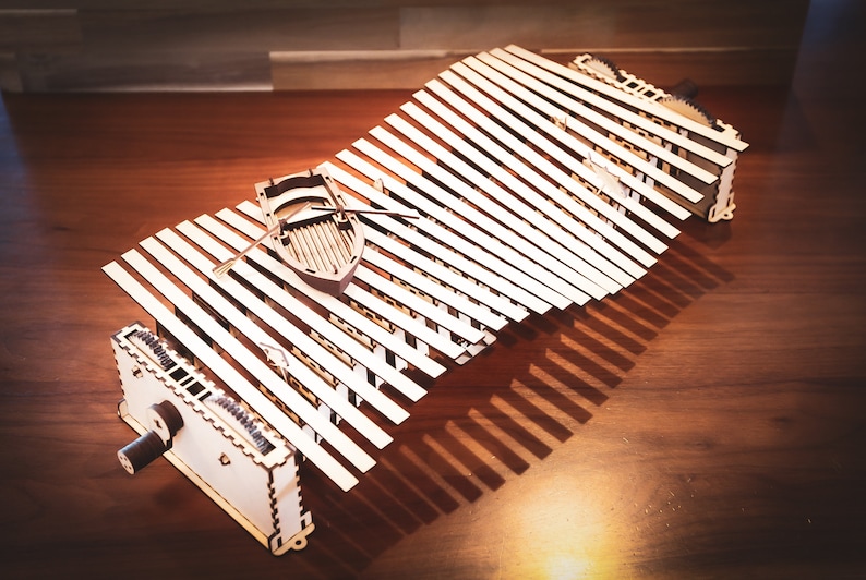 Kinetic Wave Automata Moving Sculpture Laser Cut Files - Etsy Australia