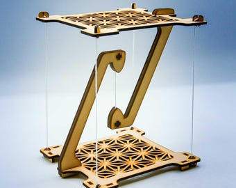 Digital File - Tensegrity Table - Laser cut Balance Desk Toy - Files and Instructions Included