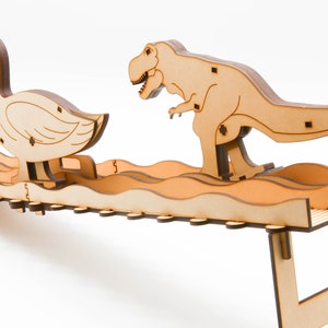 ARCHIVO DIGITAL - 4 juguetes con rampas para caminar - Andadores de madera con rampas - Archivos de corte láser - Instrucciones incluidas