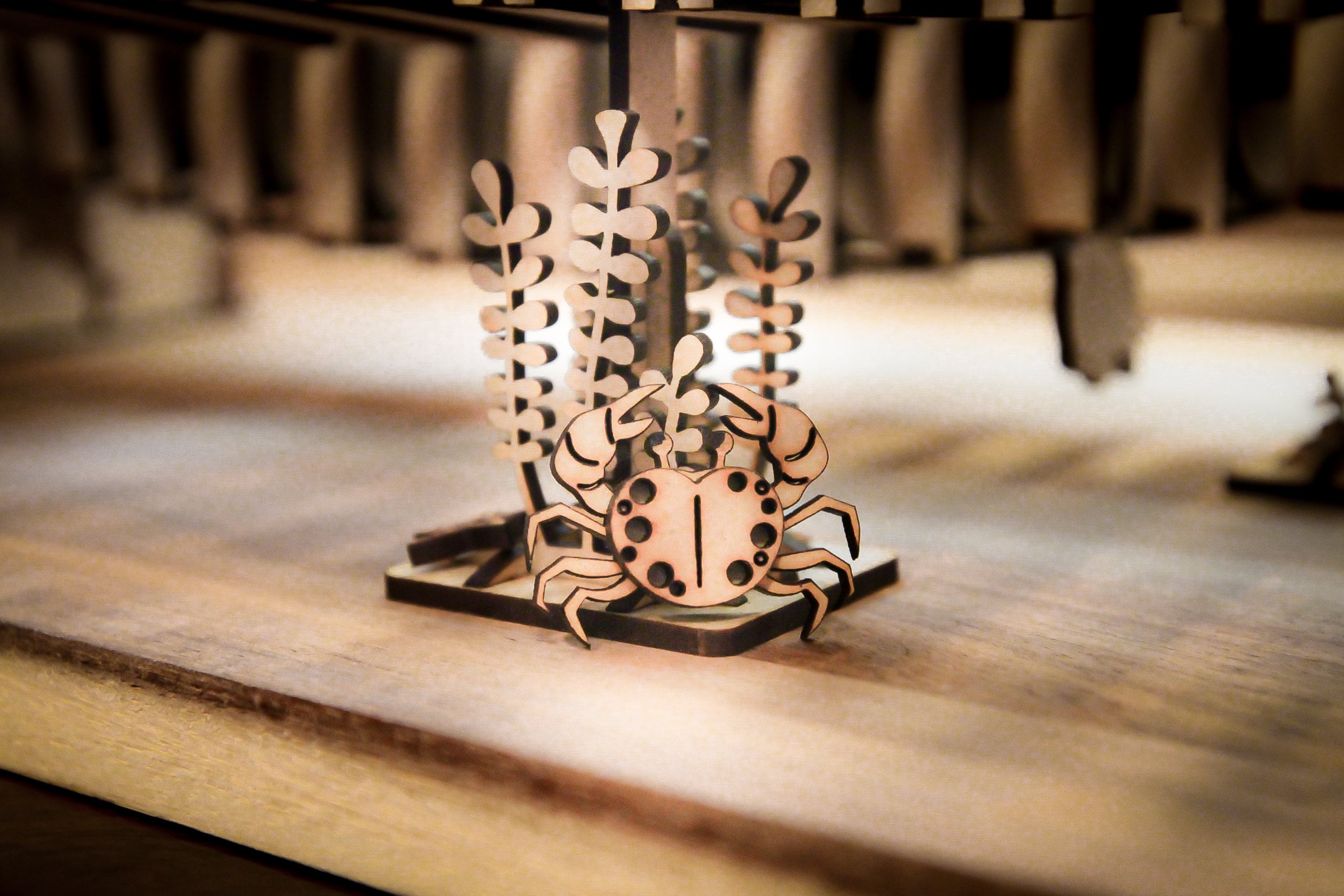 Wave Automata Moving Sculpture Laser Cut Files Etsy Australia