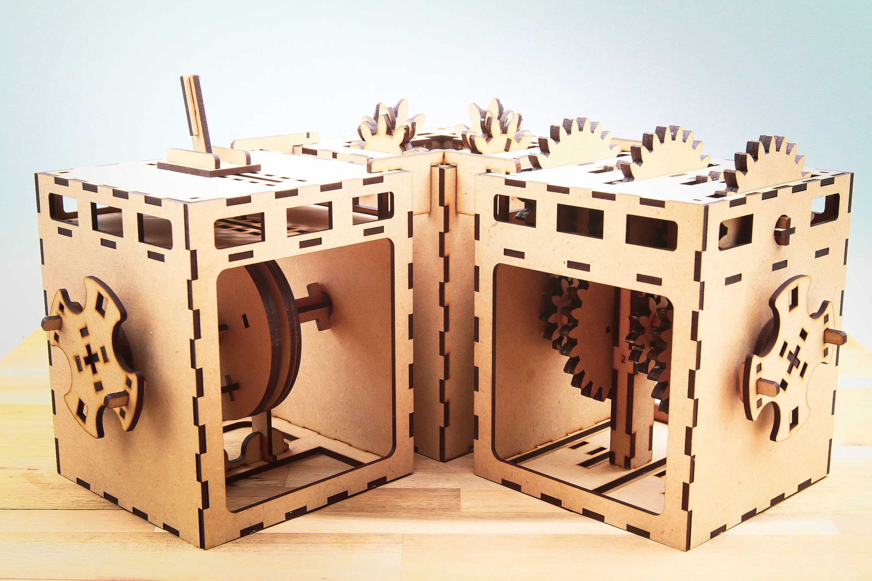 Automata Model: 7 Mechanical Mechanisms - Laser Cut Files (digital ...
