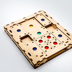 DIGITAAL BESTAND - schuifpuzzelspel - ondergaande zon, Klotski, Huarong Pass - inclusief instructies