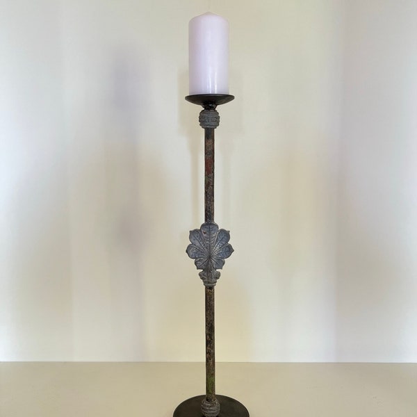 Candlestick made from historical balusters