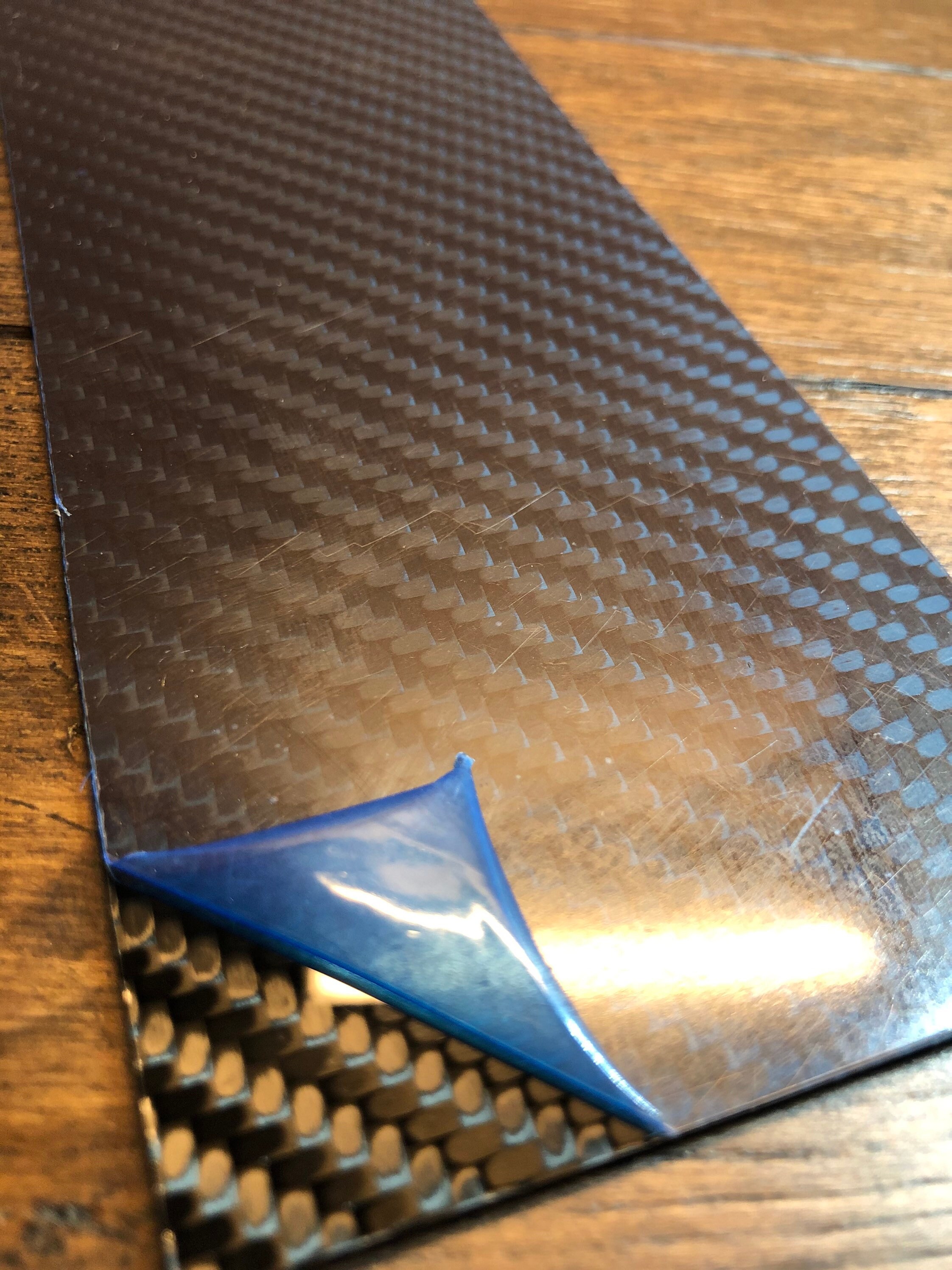 Real Carbon Fibre Veneer Sheet Flexible 3m Self Adhesive High Quality