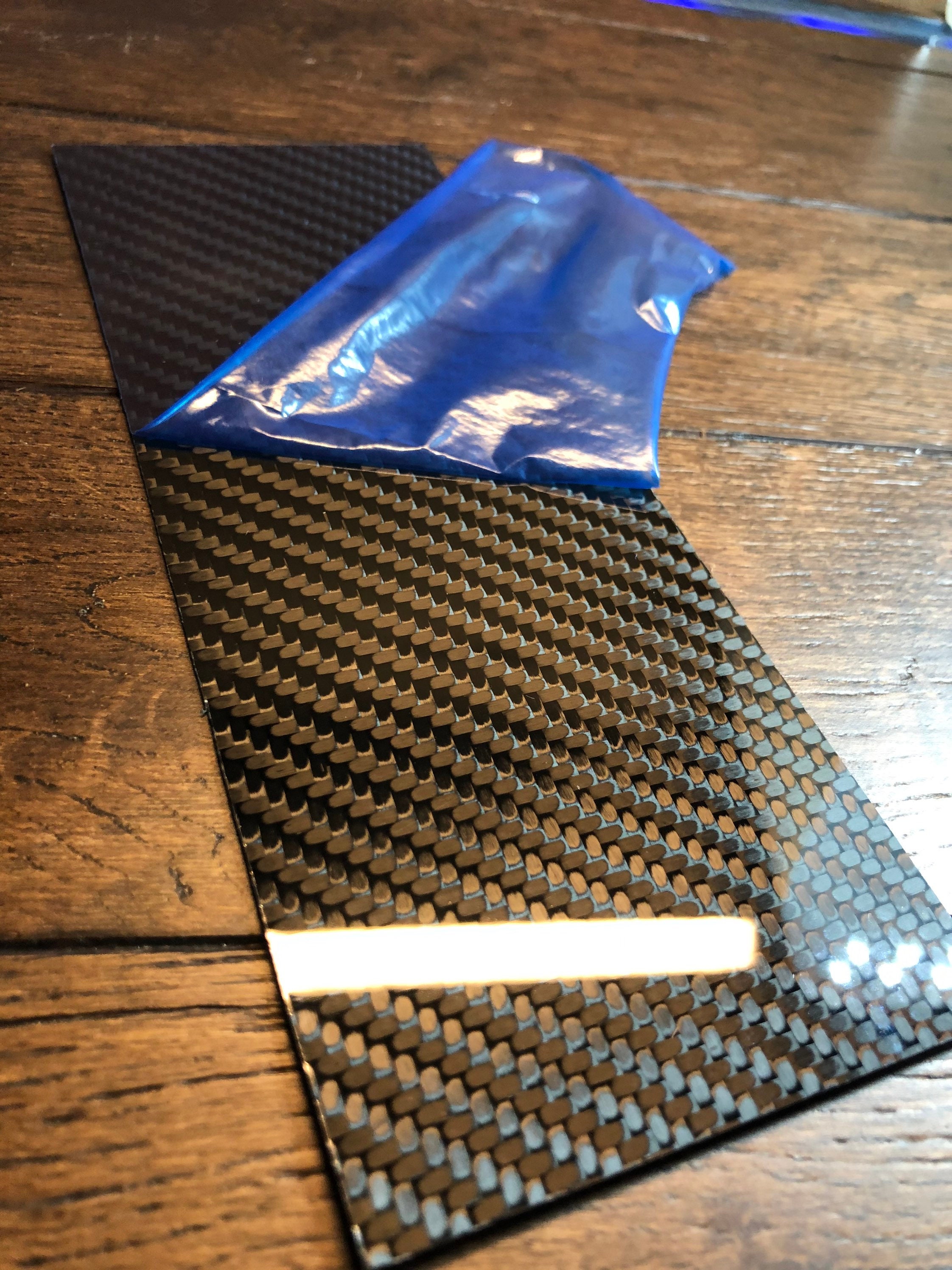 Real Carbon Fibre Veneer Sheet Flexible 3m Self Adhesive High Quality 300mm  X 100mm -  Canada