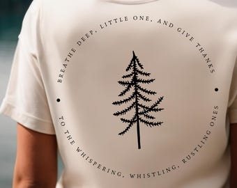 Waldliebhaber T-Shirt | Botanisches Boho Baum-Grafik-T-Shirt