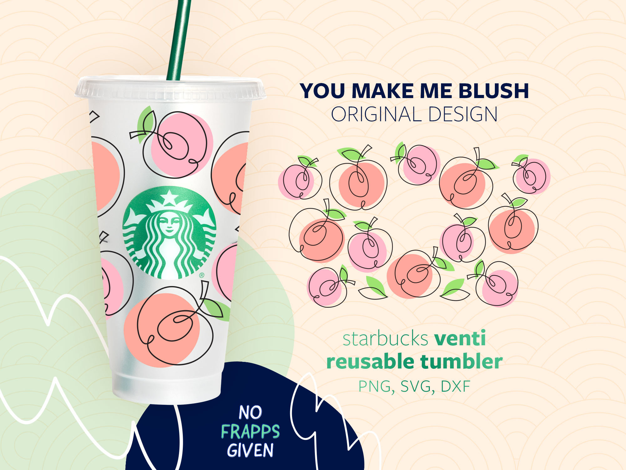 starbucks blush gradient