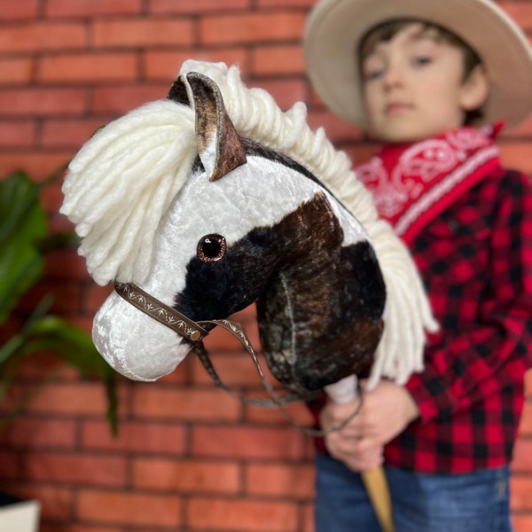 Wooden Stick Horse Etsy