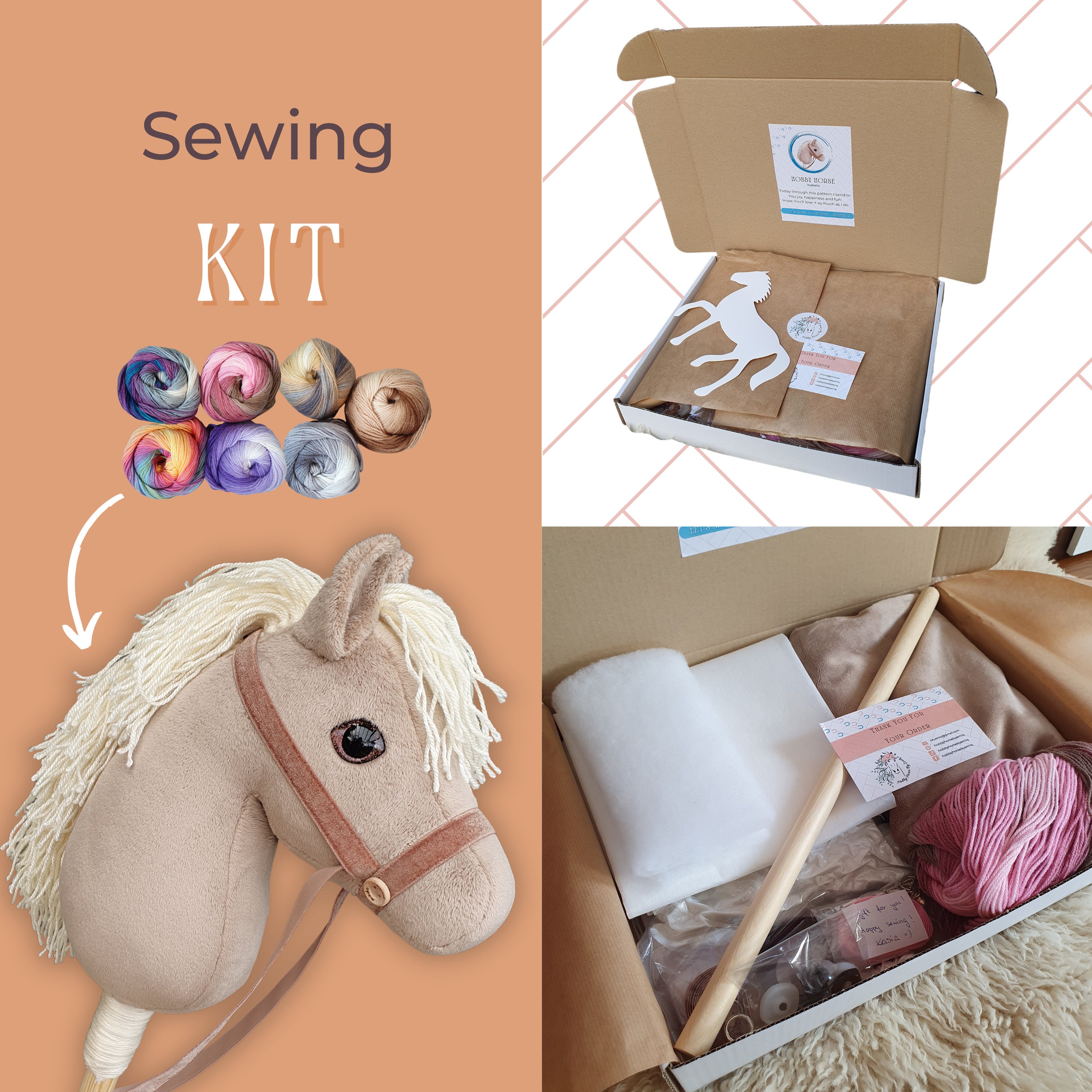 Kit de Accesorios para Costura - Pony