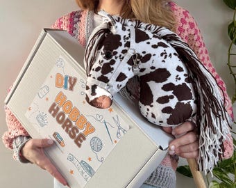DIY Hobby Horse Sewing Kit: Craft Your Own Stick Horse in Patches