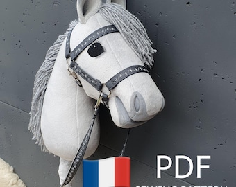 Konik hobbystyczny Wzór do szycia i samouczek w formacie PDF, Wzór na konika na patyku DIY, Prezent dla osoby kreatywnej, Samouczek na pluszową zabawkę DIY
