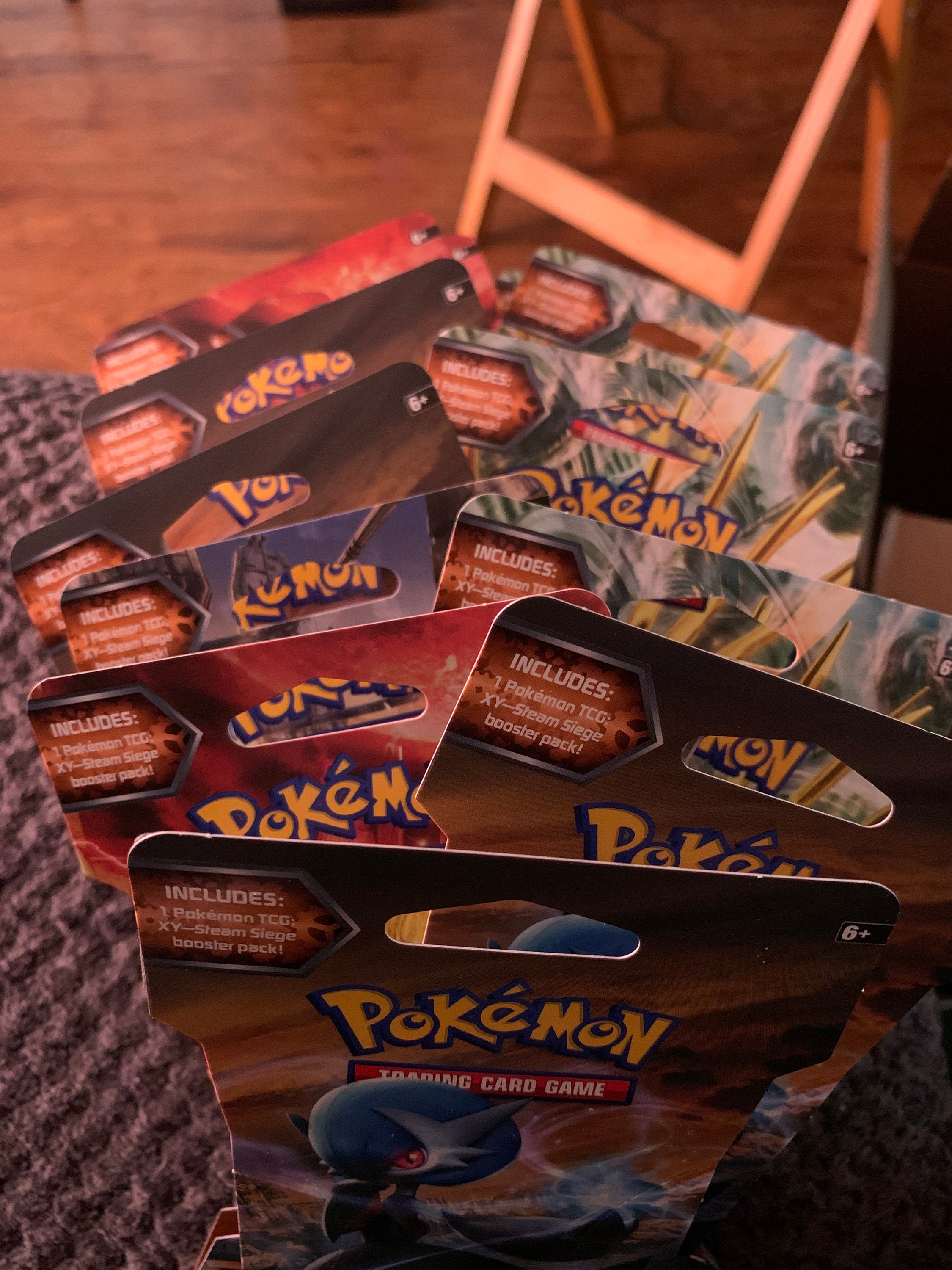 Pokémon Booster Packs Steam Siege Etsy