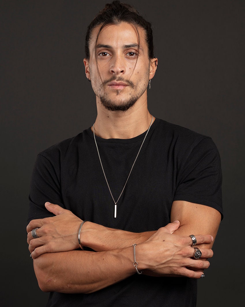 Stainless Steel bracelet for men from chain straps A classic Etsy