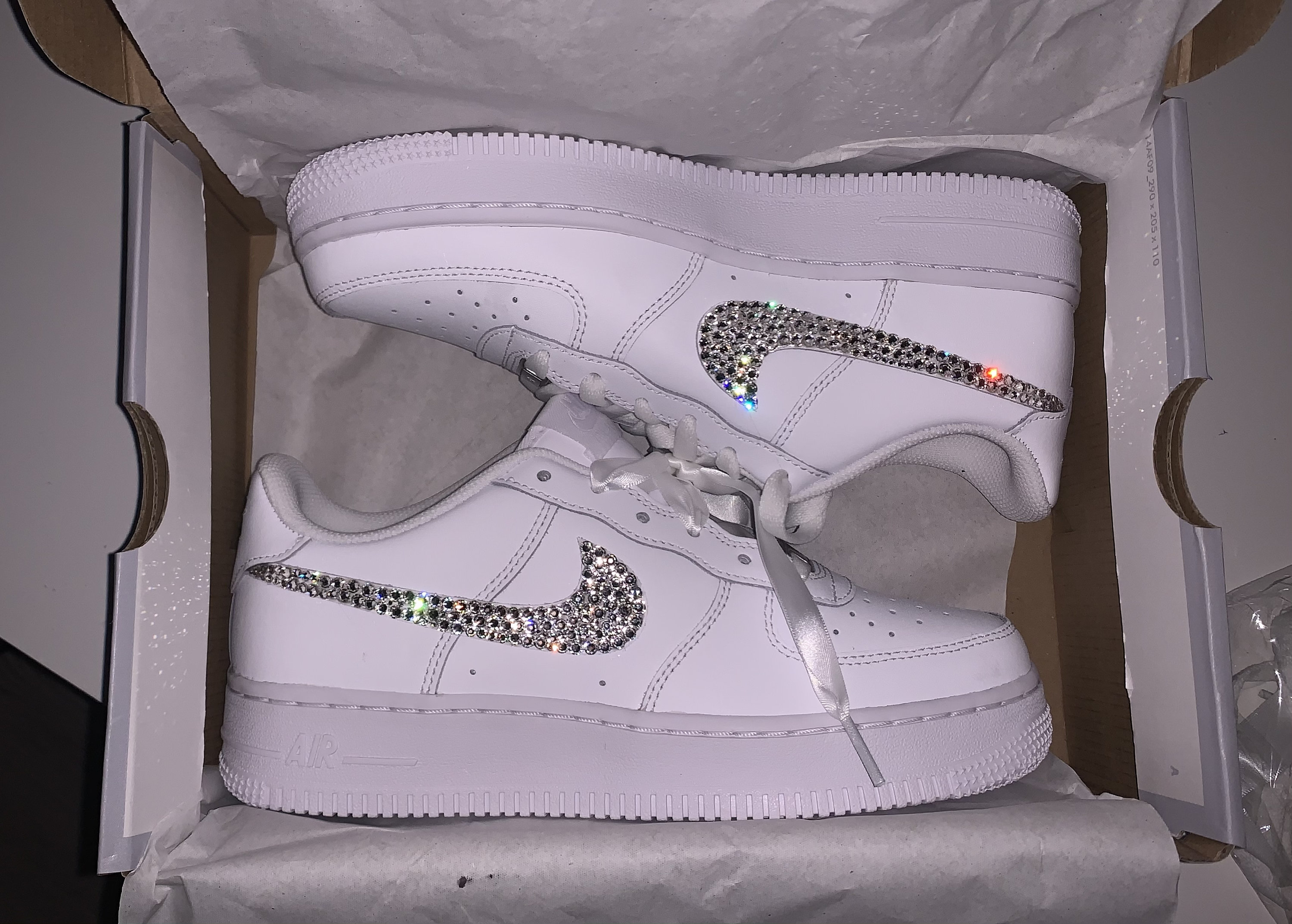swarovski crystal air force ones