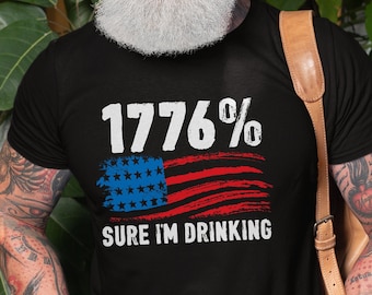 Men's 1776 Shirt Funny USA Patriotic Shirt Independence Day Shirts Fourth Of July Gifts 4th Of July Party Shirt 4th July Gifts For Him Her