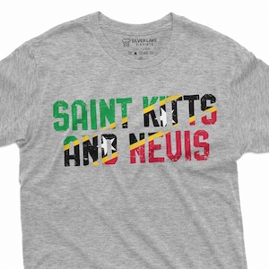 Men&#39;s Saint Kitts and Nevis Shirt Saint Kitts Shirt Saint Kitts and Nevis Patriotic National Flag Country Tshirt Kittitians Nevisians Shirts