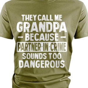 Men&#39;s Grandpa Joke T-shirt Funny Grandfather Tee Shirt Grandpa Humorous Gifts Father&#39;s Day Shirt For Him Christmas Gifts For Grandpa Papa