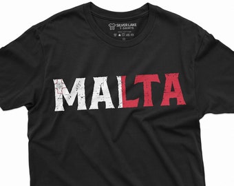 Malta National Shirt Malta Flag T Shirt Malta Patriotic T-Shirt Malta Lover Gift Tee Maltese Mom Shirt Maltese Dad T Shirt Maltese Gifts
