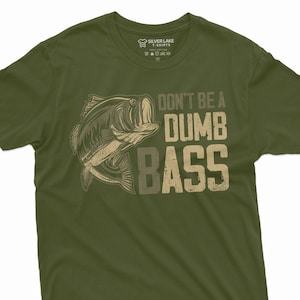 メンズ釣りジョークシャツ、ドントビー・ア・ダム・バスシャツ、釣りギフト、父の日釣りTシャツ、漁師ギフト、釣り愛好家Tシャツ、男性へのギフト