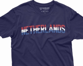 Camisa masculina da holanda, bandeira da holanda, camiseta patriótica holandesa, ideias de presente, camisa para holandesa, holanda