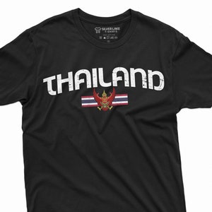 Thailand Patriotic T-Shirt Thailand Shirt Thailand National Flag Tee Thai Gifts Thai Friend Gift Thailand Lover Tee Thailand Traveler Tee