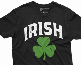 Irish Clover Shirt Saint Patrick's Day Irish Patriotic Shirt Clover Shirts Shamrock Tees Saint Patty's Gifts St Paddys Shirt For Him Her